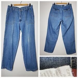 Vintage Lee wide leg baggy 90s style denim jeans Size 16 Great condition